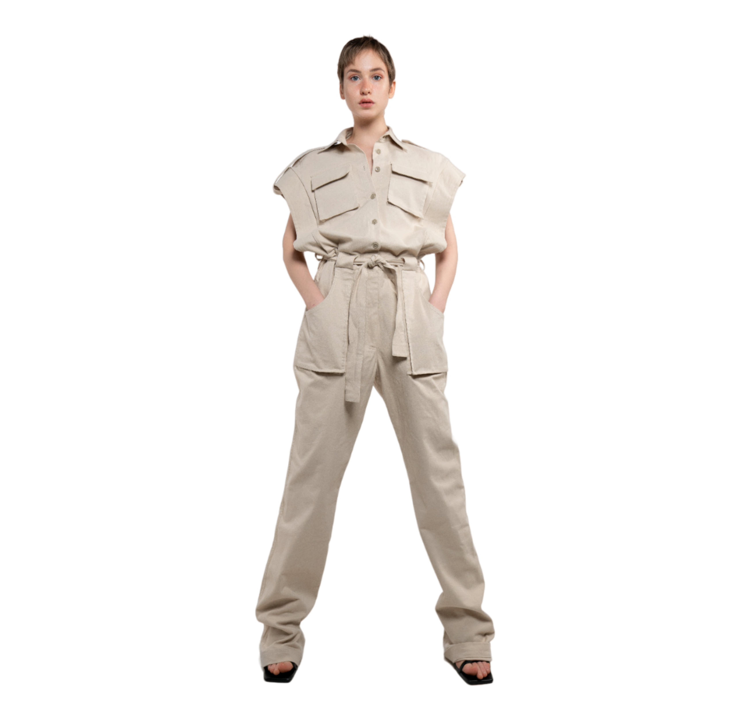 Denim jumpsuit