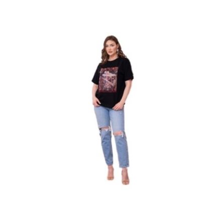 T-shirt “Saf hisslər” köynəyi müəllif dizaynı, əl işi - Şəkil 2