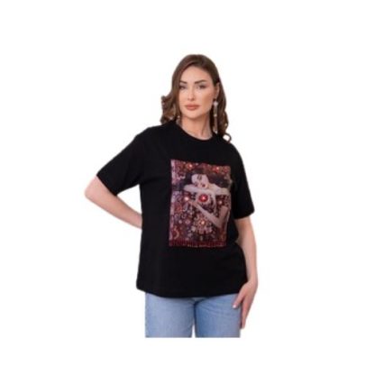 T-shirt “Saf hisslər” köynəyi müəllif dizaynı, əl işi