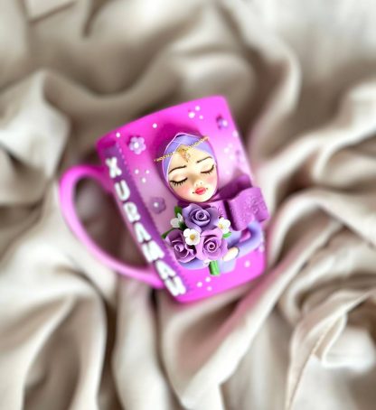 Polymer clay cup
