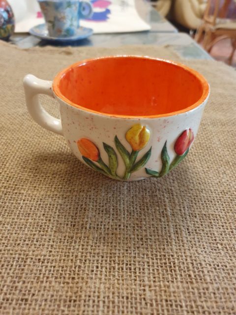 Cappuccino fincan "Tulips"