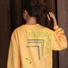 Sarı sweatshirt - Şəkil 2