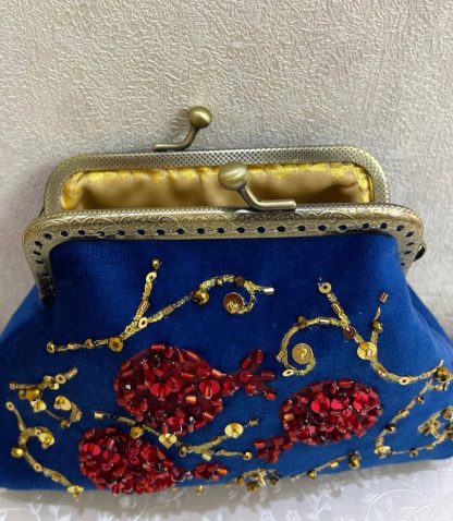 Elegant bag in blue color