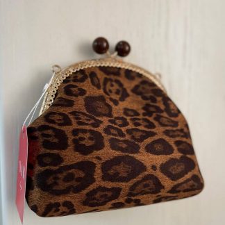 Leopard printli elegant çanta