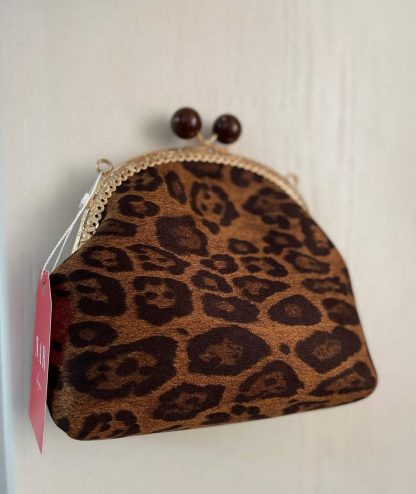 Leopard printli elegant çanta
