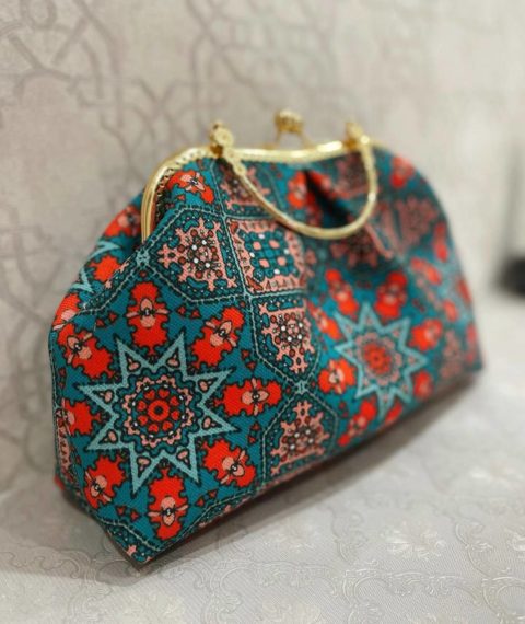 Bag with elegant national ornament