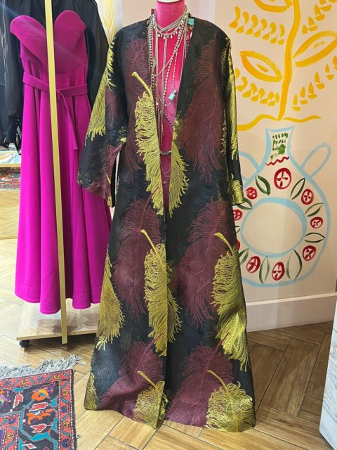 Jakart parçadan hazırlanmış kaftan