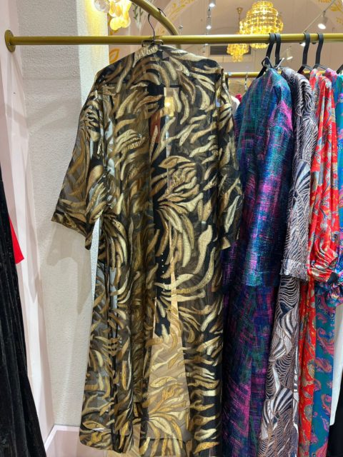 Jakart parçadan hazırlanmış kaftan