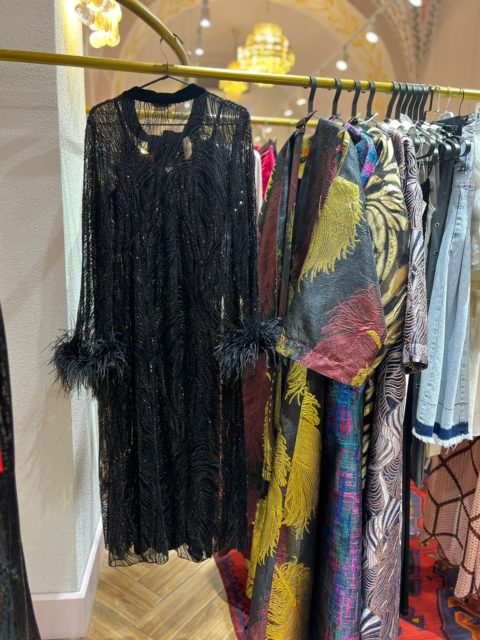 Qara Dəst: muncuqlu kaftan +velyur don