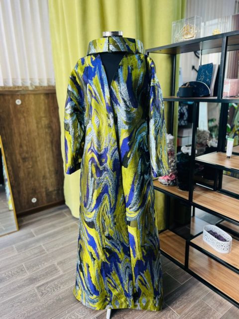 Jakart parçadan hazırlanmış kaftan