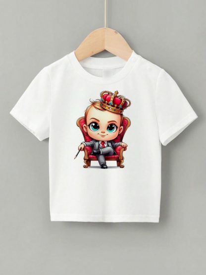 Ağ futbolka “The Boss Baby”