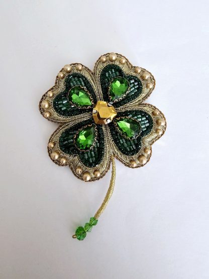 Brooch-4 Petal Clover