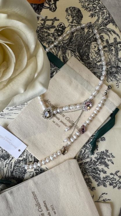 Mirvarilərdən və Swarovski qaşlarınnan olan dəst