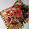 Lalə naxışlı ipək yaylıq (73x73 sm) - Image 7