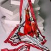 Nar və quş naxışlı yaylıq (73x73 sm) - Image 5