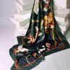 Çiçək naxışlı yaylıq (73x73 sm) - Image 4