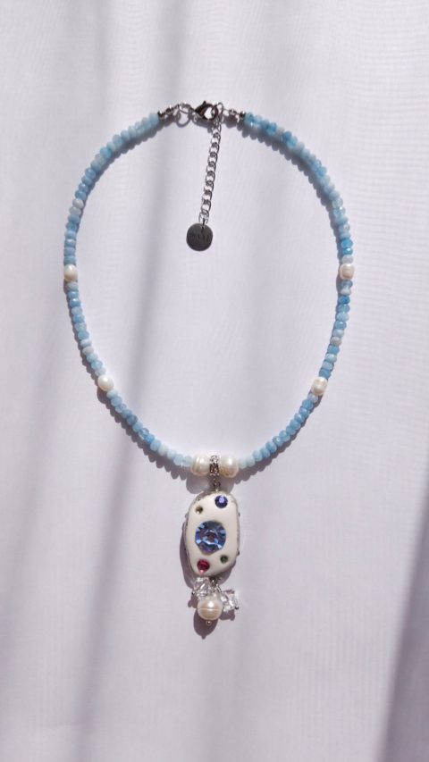 Polimer gildən hazırlanmış əl işi amulet