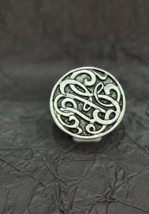 Silver plated ring