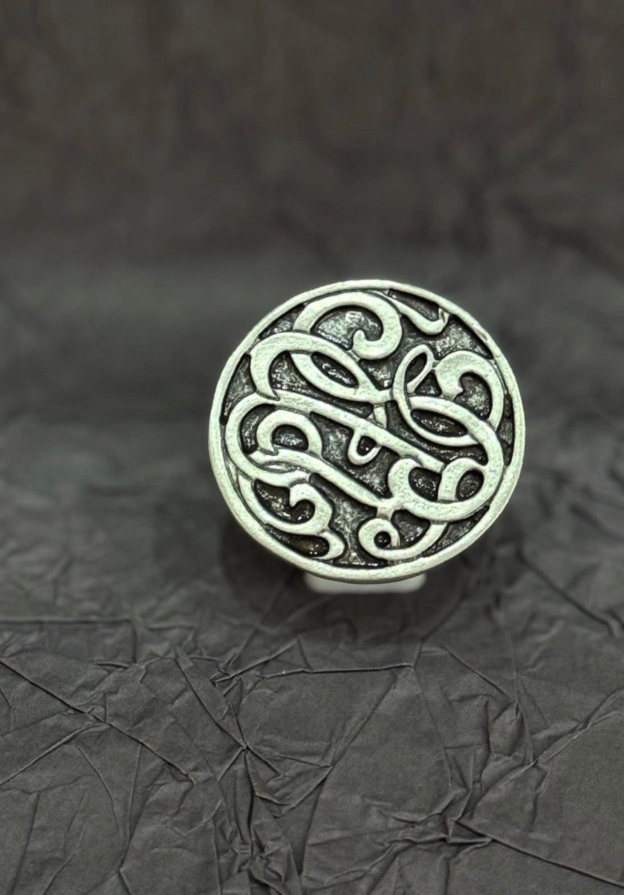 Silver plated ring