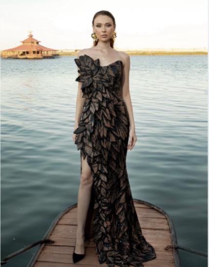 Evening maxi dress