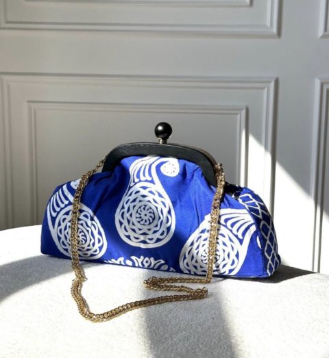 Blue buta bag
