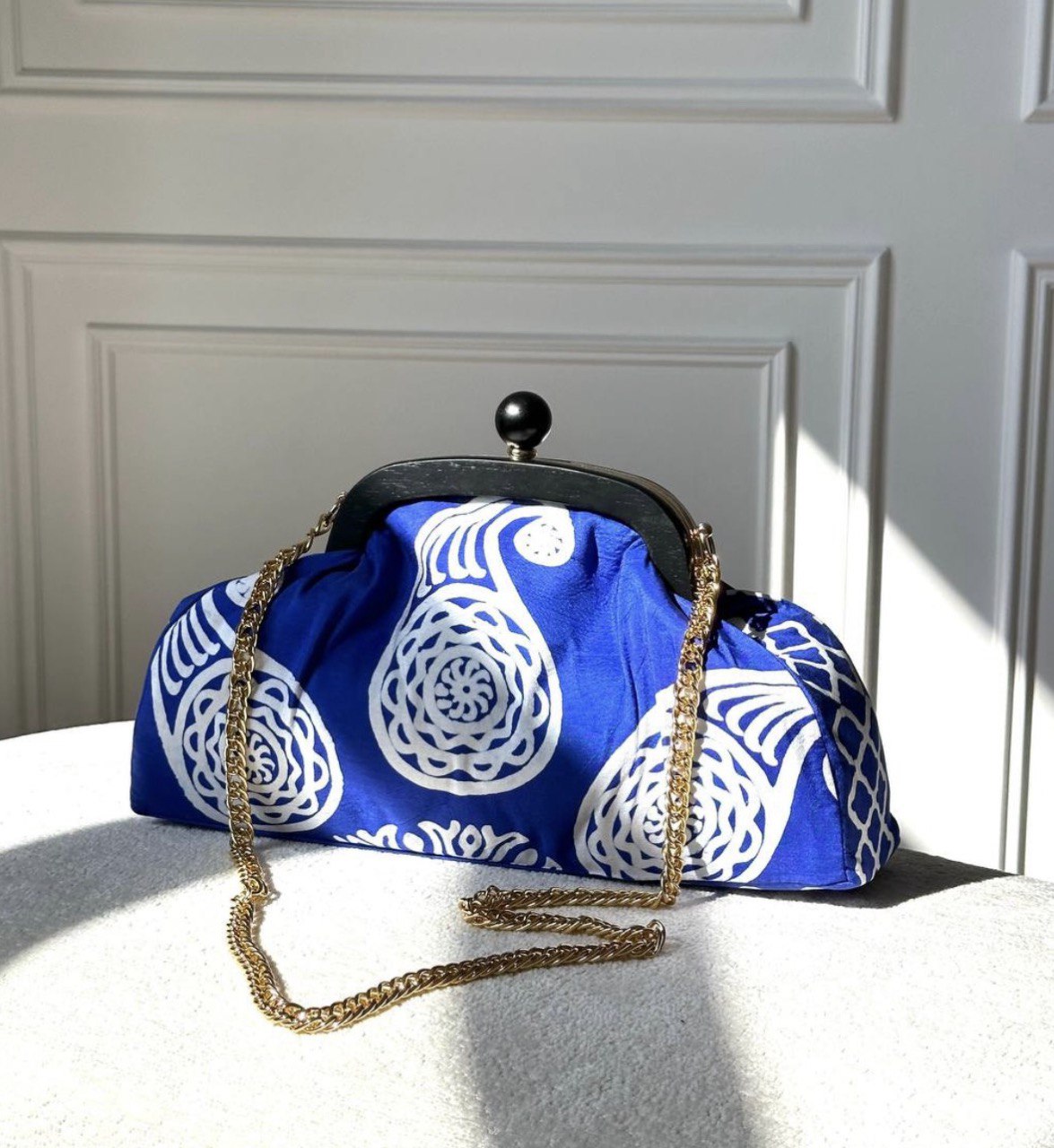 Blue buta bag