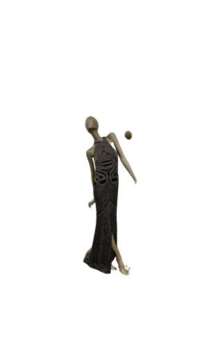 Black evening maxi dress