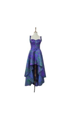 Dress with a corset bodice