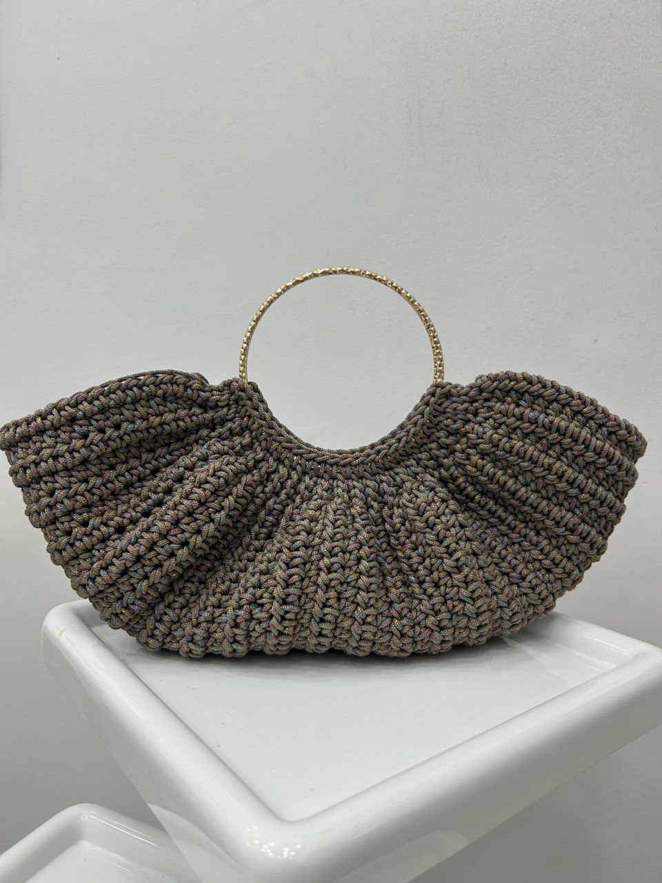 Keyfiyyətli Makrome Oxford ipindən hazırlanmış çanta