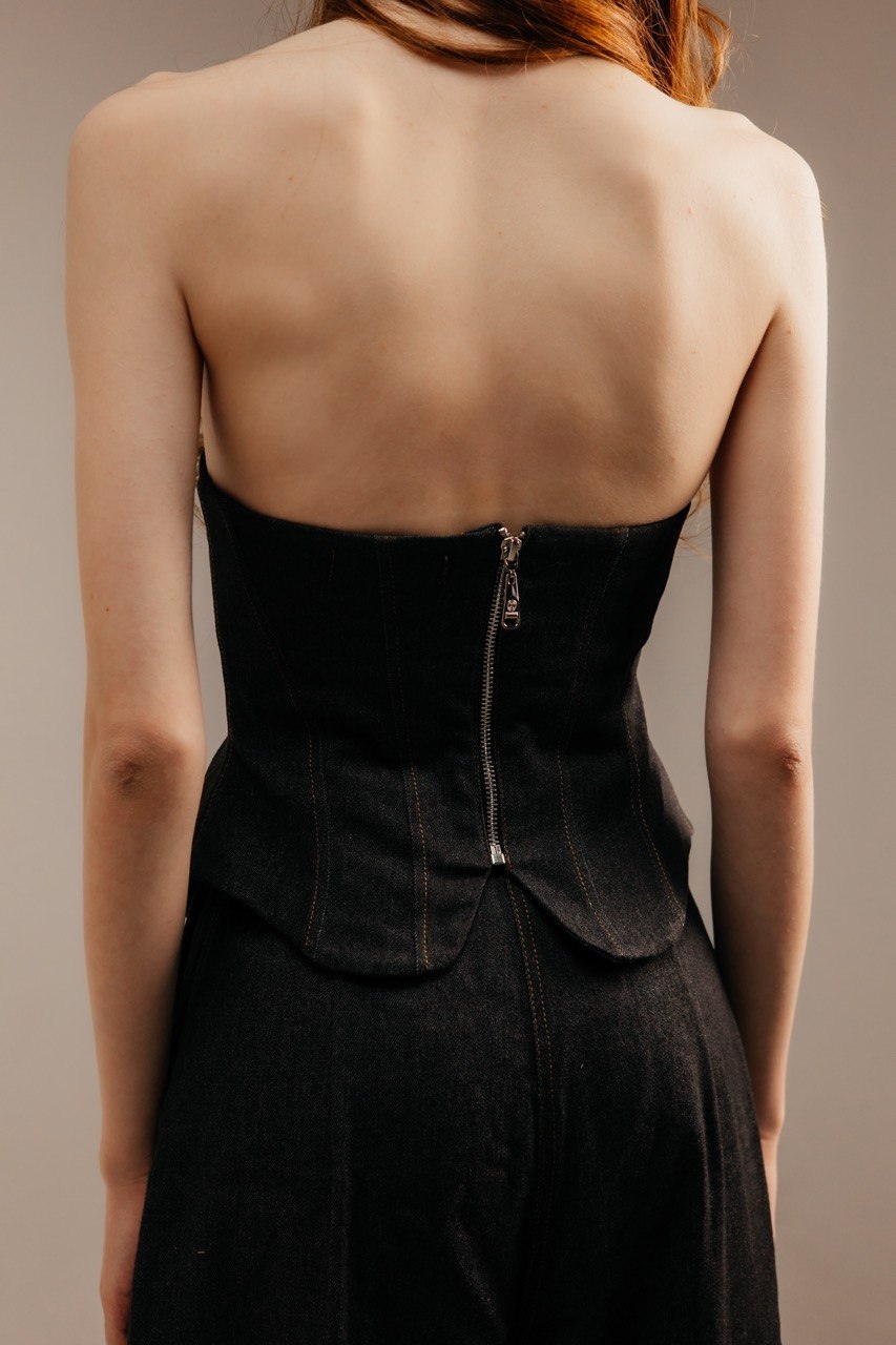 Denim korset