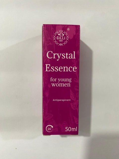 Antiperspirant sprey "Gilli" Crystal Essence 50 ml (qadinlar üçün)