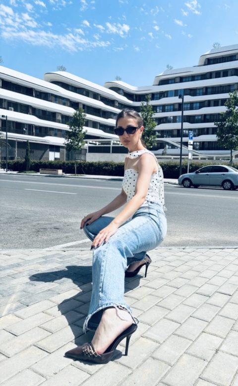 Şal detalli Qaroşkali ipəkdən korset