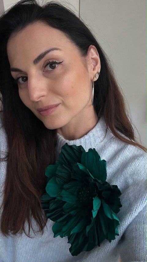 "Royal Emerald" broşu