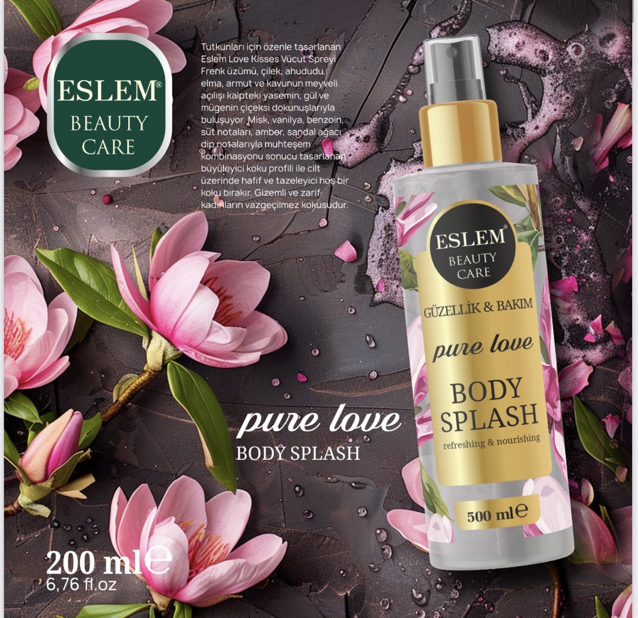 ESLEM BODY SPLASH PURE LOVE 200ML