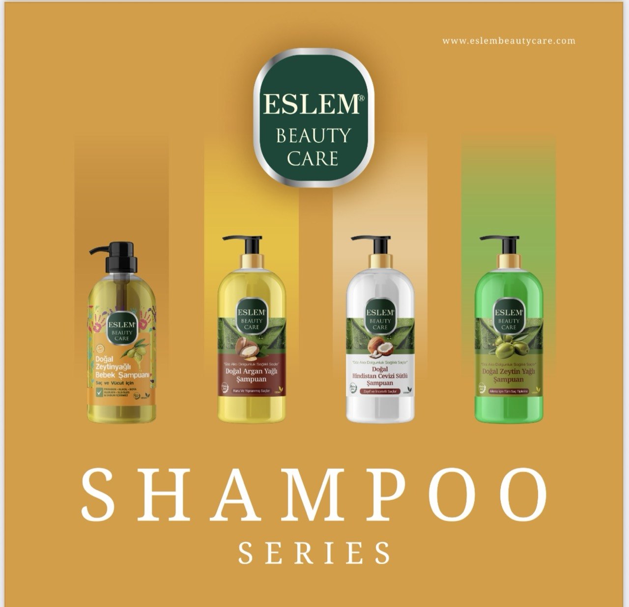 ESLEM ŞAMPUAN DOĞAL ARGAN YAĞLI 500ML