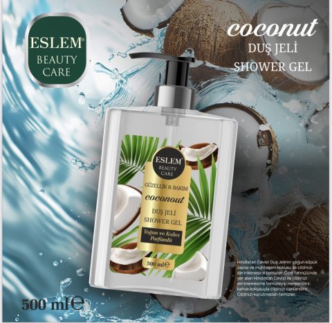 ESLEM DUŞ JELİ COCONOUT 500ML