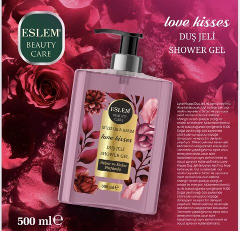 ESLEM DUŞ JELİ LOVE KISSES 500ML