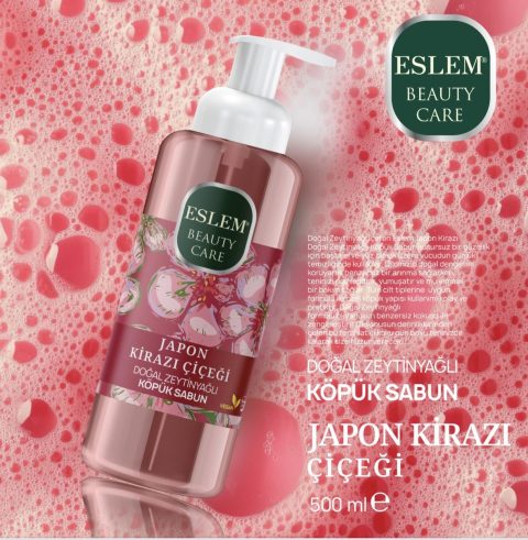 ESLEM KÖPÜK SABUN JAPON KİRAZI ÇİÇEĞİ 500ML
