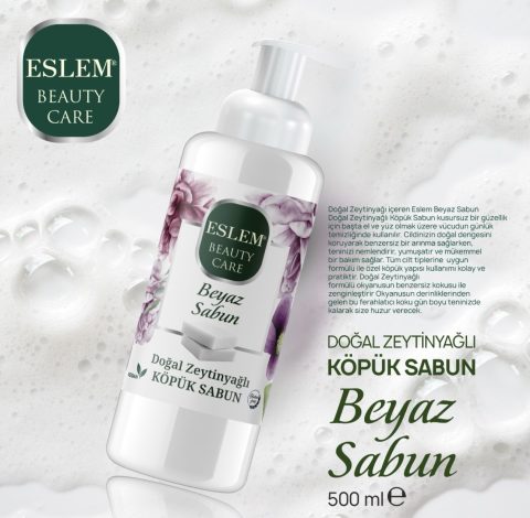ESLEM KÖPÜK SABUN BEYAZ SABUN 500ML