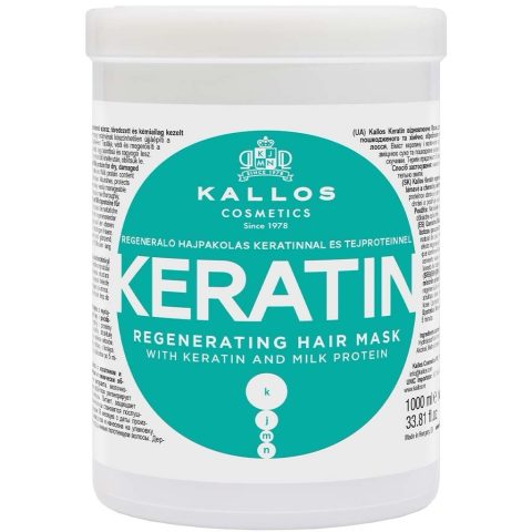 KALLOS KJMN Saçlar üçün keratinli maska