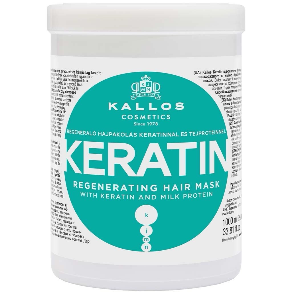 KALLOS KJMN Saçlar üçün keratinli maska