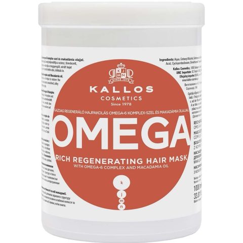 KALLOS KJMN Bərpaedici saç maskası Omega