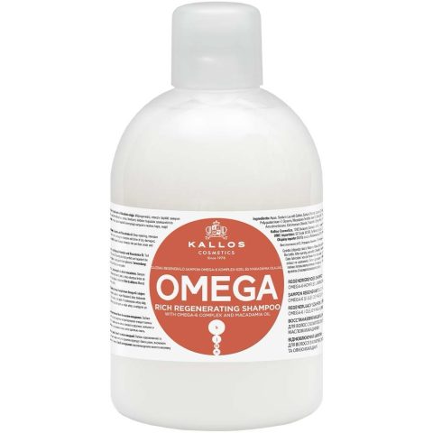 KALLOS KJMN Saçlar üçün bərpaedici şampun Omega