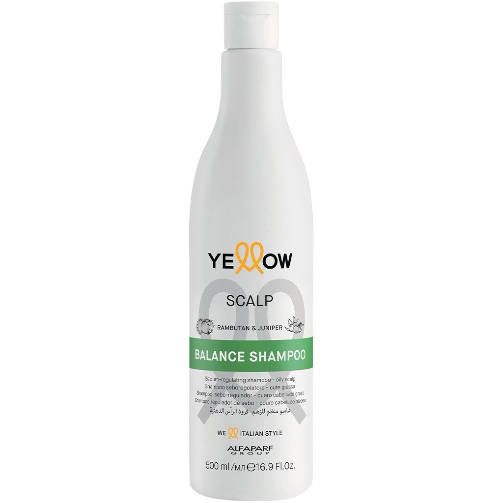 YELLOW PROFESSIONAL SCALP Saçların yağlılığına qarşı tarazlaşdırıcı şampun 500 ml