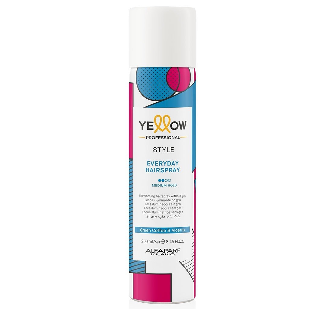 YELLOW Style Saçların orta dərəcədə fiksasiyası üçün qazsız lak, 250 ml