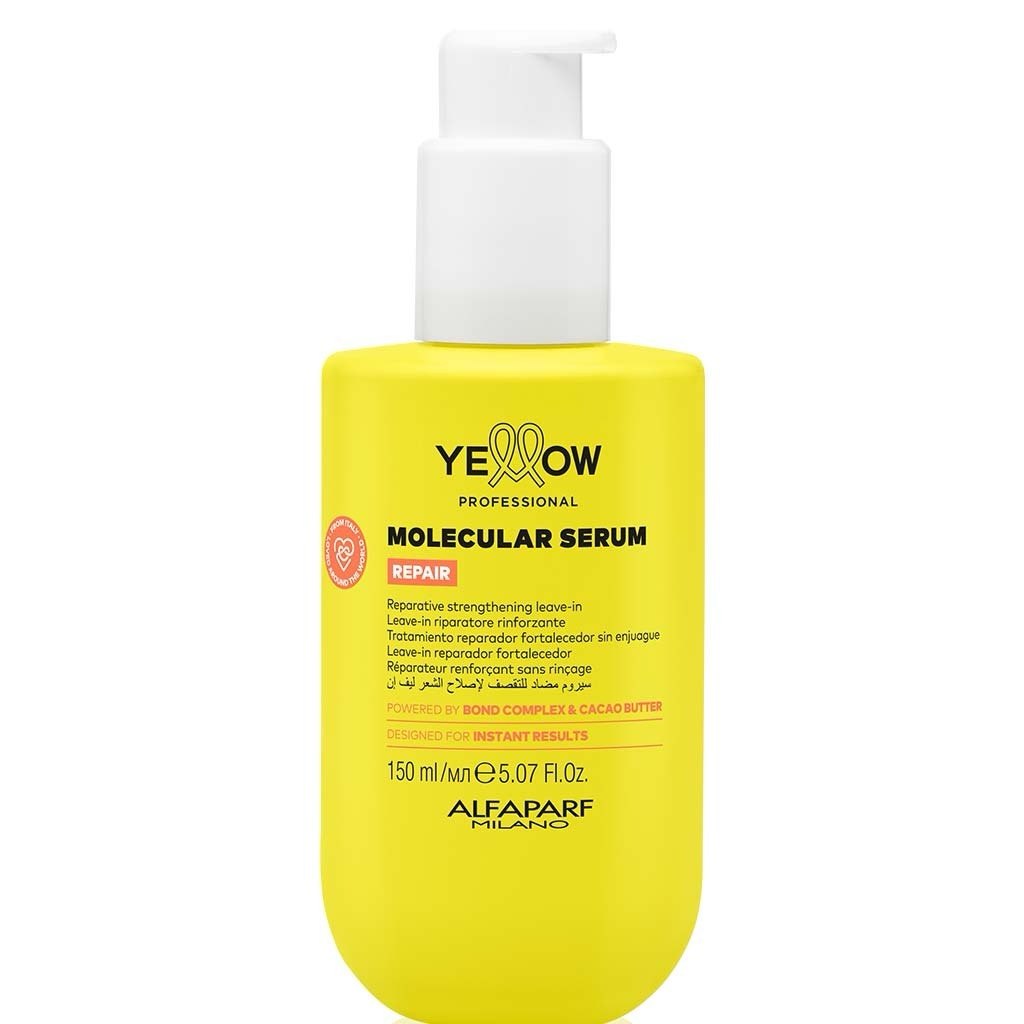 YELLOW Repair Zədələnmiş saçlar üçün yuyulmayan molekulyar serum, 150 ml