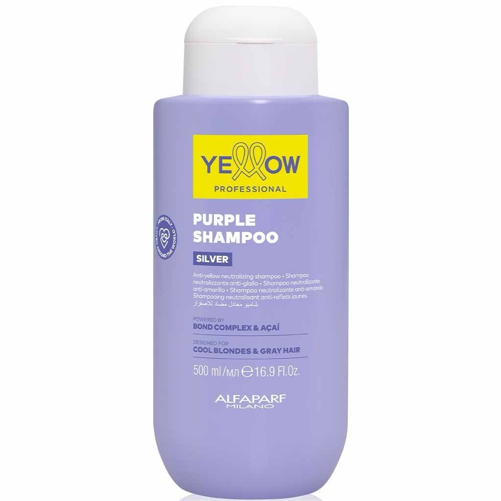 YELLOW Silver Sarı çalarlara qarşı şampun – soyuq blond və küli saçlar üçün, 500 ml