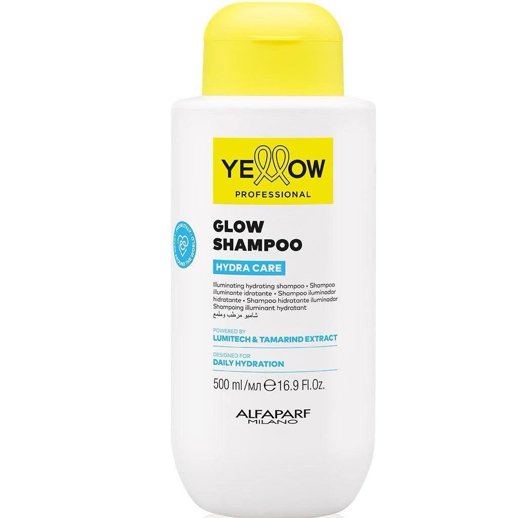 YELLOW Hydra Care Bütün saç növləri üçün nəmləndirici və parıldadıcı şampun, 500 ml