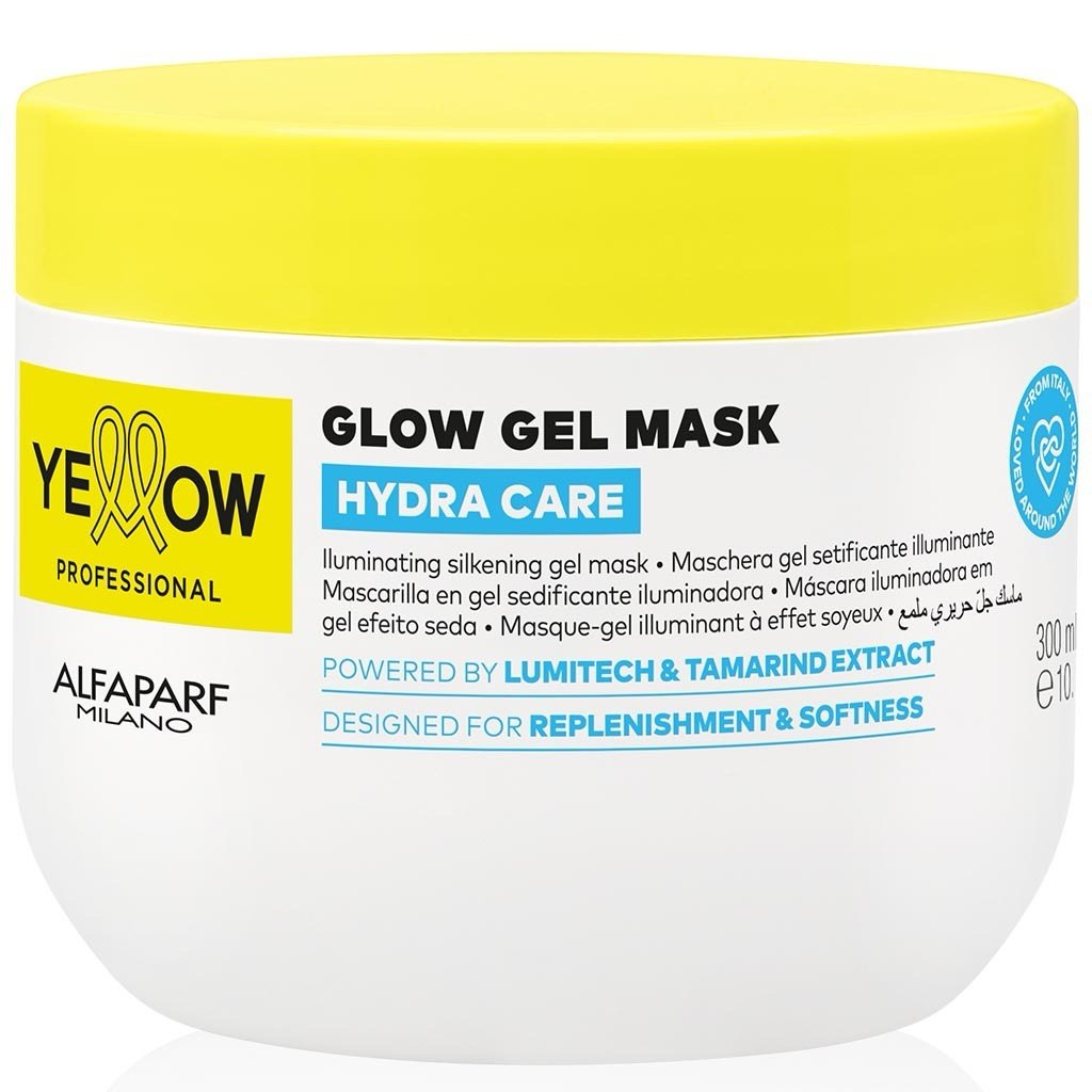 YELLOW Hydra Care Bütün saç növləri üçün nəmləndirici və parıldadıcı maska, 300 ml