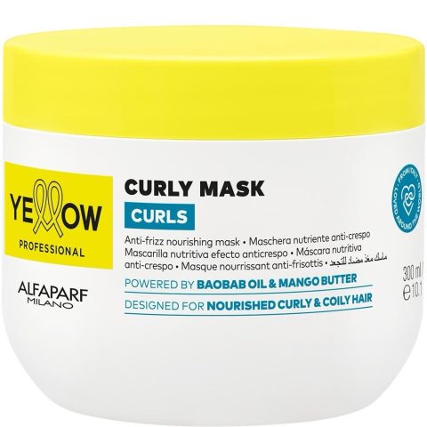 YELLOW Curls Buruq saçlar üçün maska, 300 ml